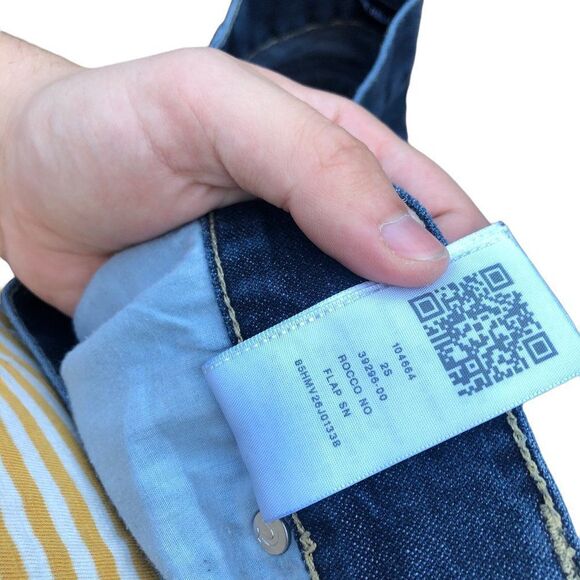 TRUE Religion Jeans Size 34 GENO Blue - Picture 6 of 9